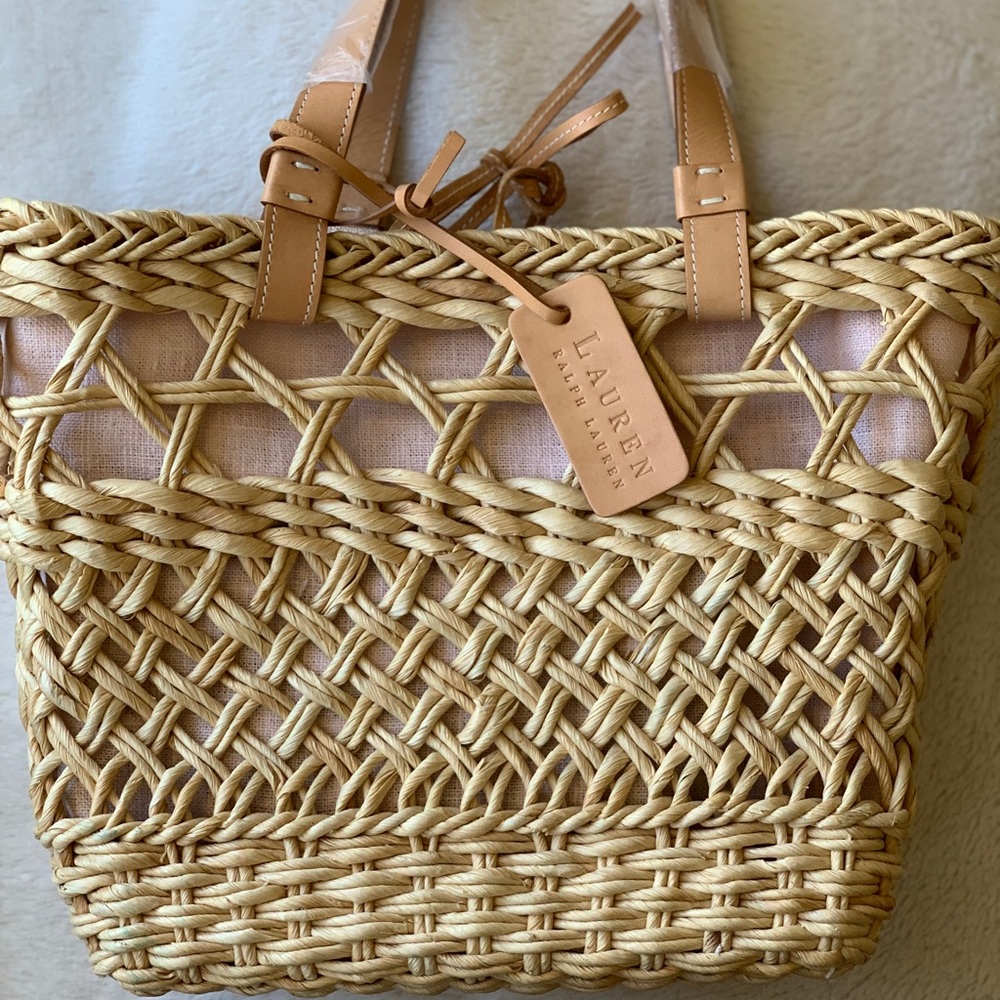 Ralph Lauren Straw Tote